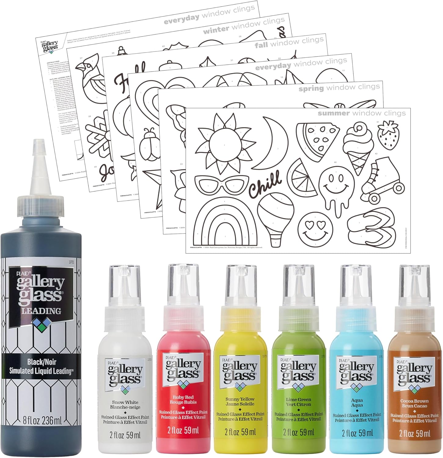 Window Cling Art Kit (10-Piece)